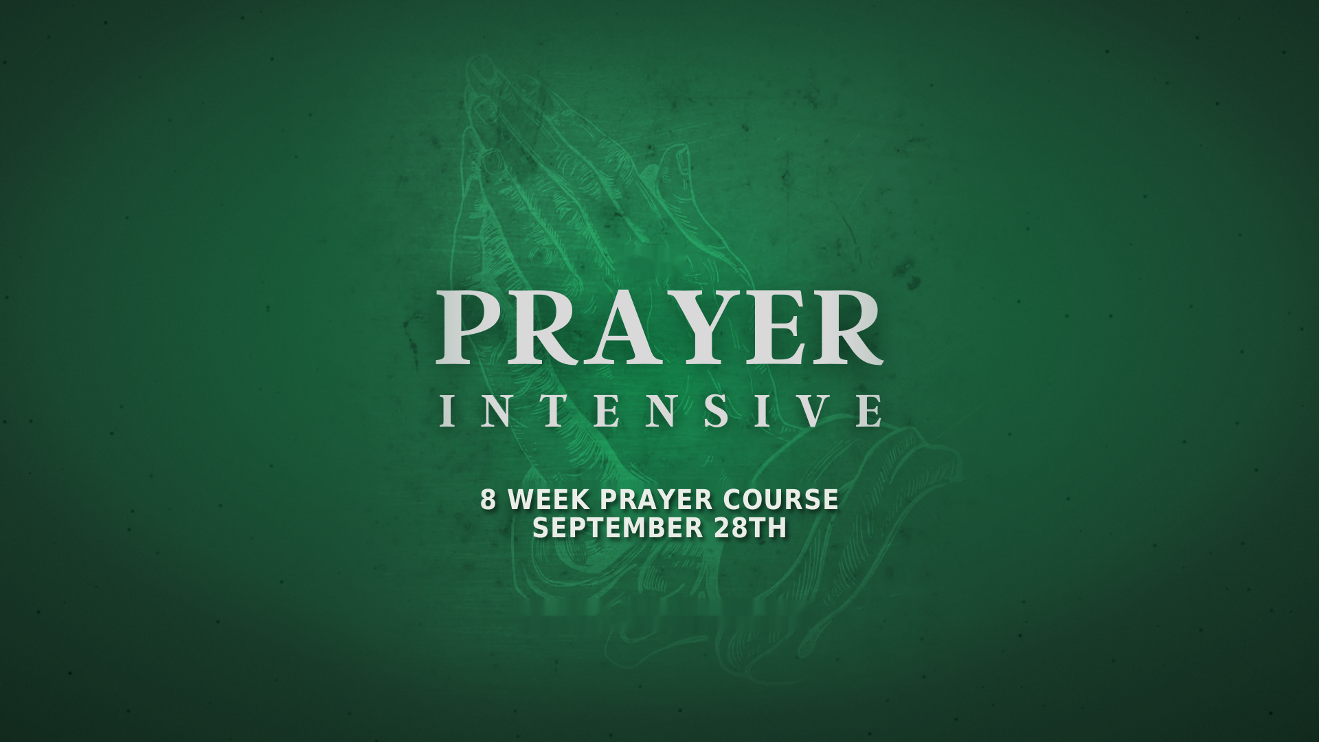 Prayer Intensive